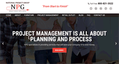 Desktop Screenshot of nationalprojectgroup.com